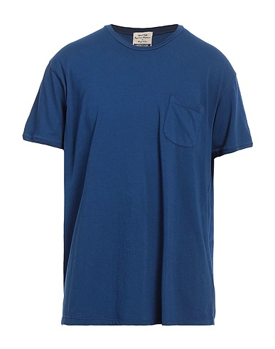 HERITAGE Basic T-Shirt Blue 90% Cotton, 10% Elastane