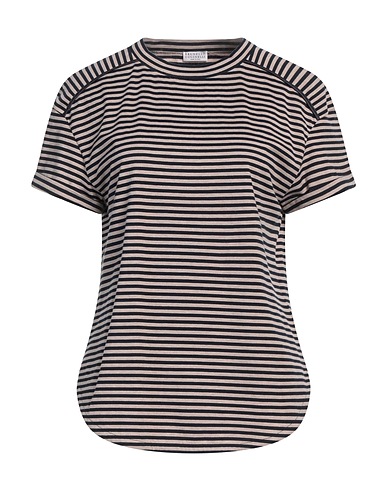 BRUNELLO CUCINELLI T-shirt 100% Cotton, Silk, Elastane, Brass