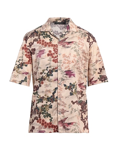 MESSAGERIE Patterned shirt BEIGE 100% Cotton