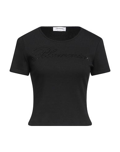 BLUMARINE T-shirt Black 95% Cotton, 5% Elastane