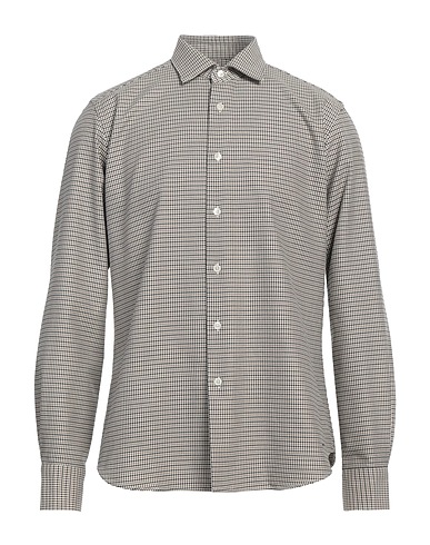 ROBERT FRIEDMAN Hemd mit Muster Beige 100% Baumwolle