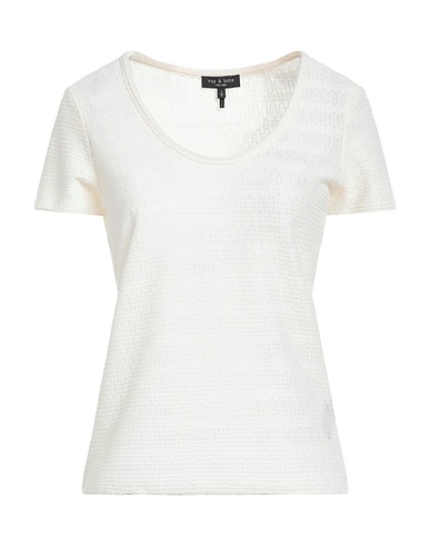 RAG & BONE T-shirt Ivory 95% Polyester, 5% Elastane