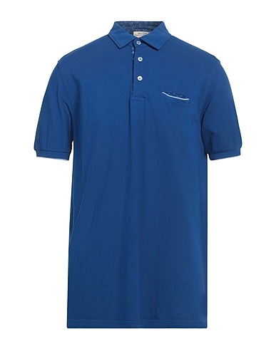 HERITAGE Poloshirt Blau 100% Baumwolle
