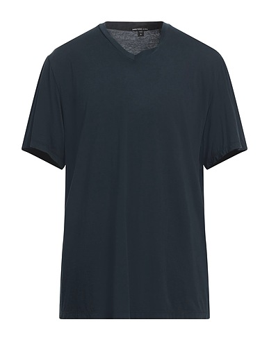 JAMES PERSE Basic T-shirt Navy 100% Cotton