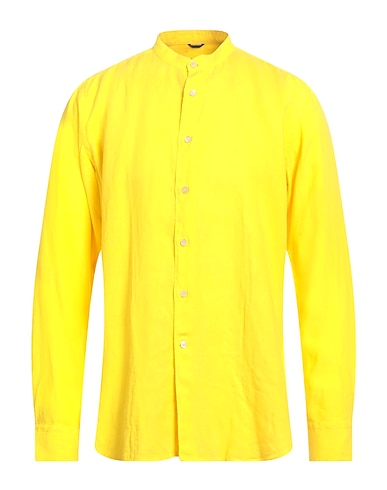 BRANCACCIO Linen shirt Yellow 100% Linen