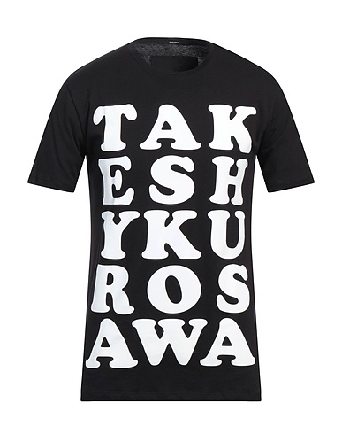 TAKESHY KUROSAWA T-Shirt Schwarz 100% Baumwolle