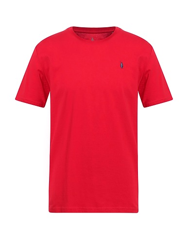 WALTBAY® T-shirt Rosso 100% Cotone organico