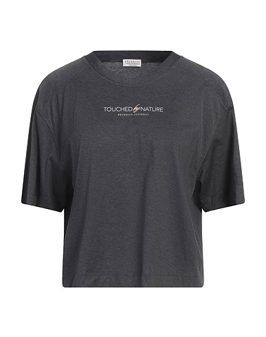 BRUNELLO CUCINELLI T-shirt Lead 100% Cotton, Brass, Ecobrass