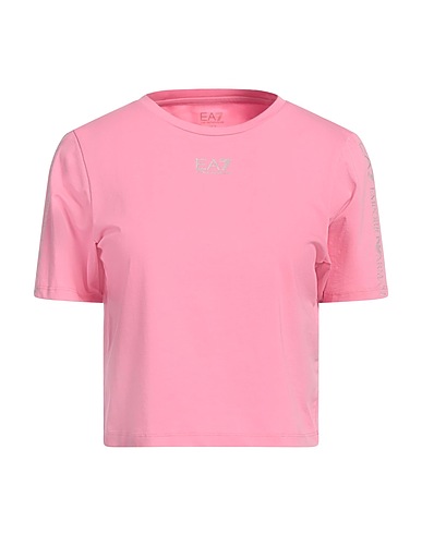 EA7 T-Shirt Rosa 95% Baumwolle, 5% Elastan