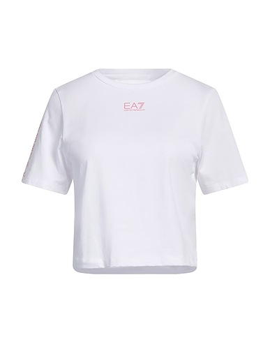 EA7 Ｔシャツ ホワイト コットン 95% / ポリウレタン 5%