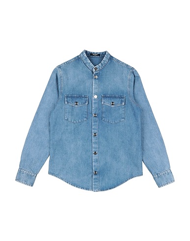 BALMAIN Chemise en jean 100% Coton