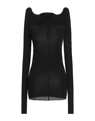 RICK OWENS Ｔシャツ ブラック キュプラ 96% / ポリウレタン 4%