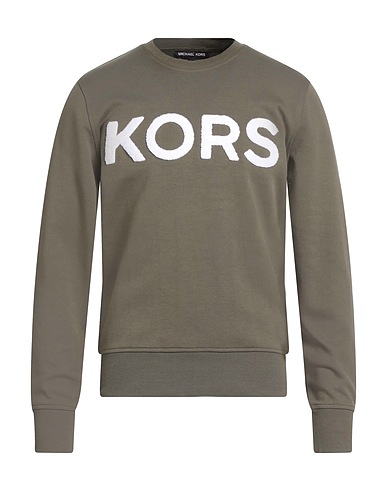 MICHAEL KORS MENS Felpa Khaki 75% Cotone, 25% Poliestere, Elastan