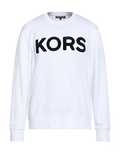 MICHAEL KORS MENS Φούτερ Λευκό 75% Βαμβάκι, 25% Πολυεστέρας, Ελαστάνη