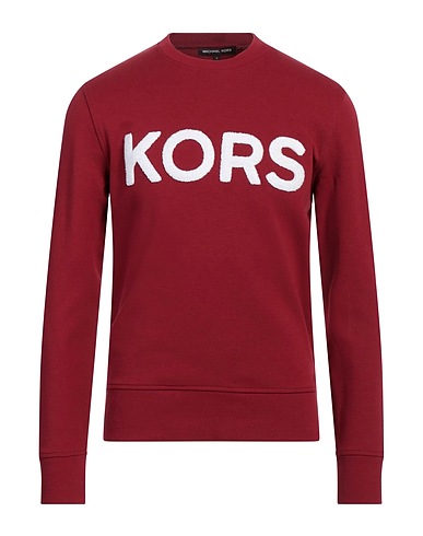 MICHAEL KORS MENS Sweatshirt Bordeaux 75% Baumwolle, 25% Polyester, Elastan