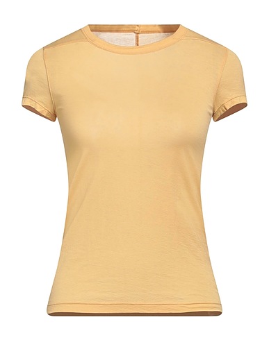 RICK OWENS T-shirt Giallo ocra 100% Cotone