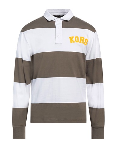 MICHAEL KORS MENS Polo shirt Khaki 100% Cotton