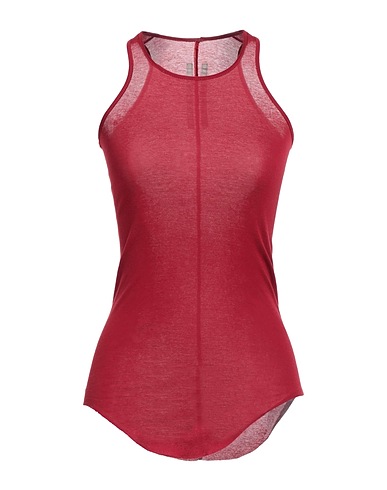 RICK OWENS Tank top Burgundy 100% Cotton