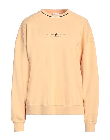 BRUNELLO CUCINELLI Sweatshirt Marigold 100% Cotton, Elastane, Acetate, Silk, Ecobrass