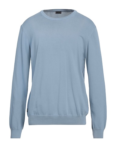 BLAUER. Jumper Sky blue 100% Cotton