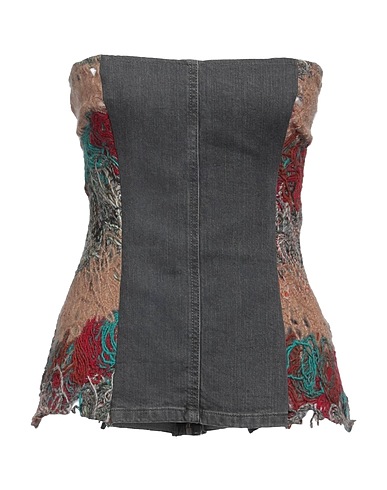 VITELLI Top Negro 30% Lana, 25% Algodón, 20% Poliamida, 20% Acrílico, 5% Elastán