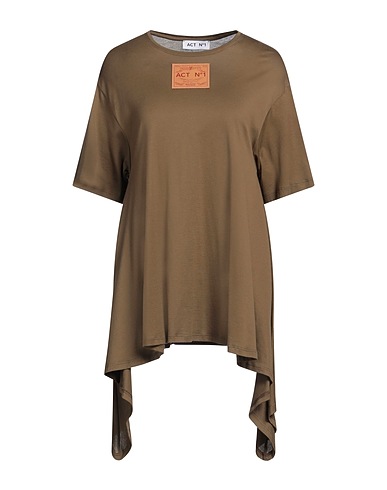 ACT N°1 T-shirt Military green 100% Cotton