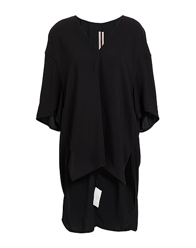RICK OWENS Top Black 84% Viscose, 16% Acetate