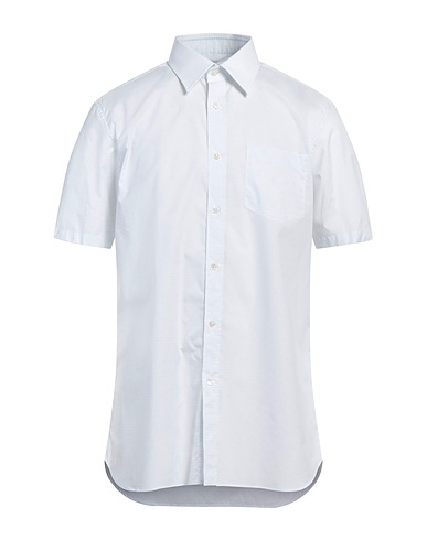 DUNHILL Camicia a quadri Bianco 100% Cotone