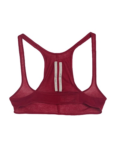 RICK OWENS Top Burgundy 88% Viscose, 12% Silk