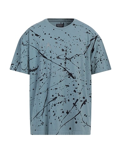 HANGAR T-shirt Slate blue 96% Cotton, 4% Elastane