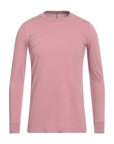RICK OWENS Basic T-shirt Antique rose 100% Cotton