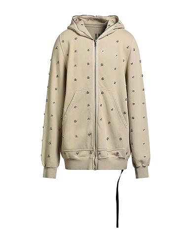 DRKSHDW by RICK OWENS Hooded track jacket  Sage green 100% Cotton