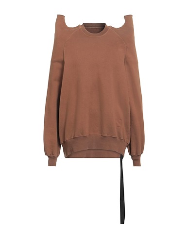 DRKSHDW by RICK OWENS Sweatshirt Camel 100% Cotton