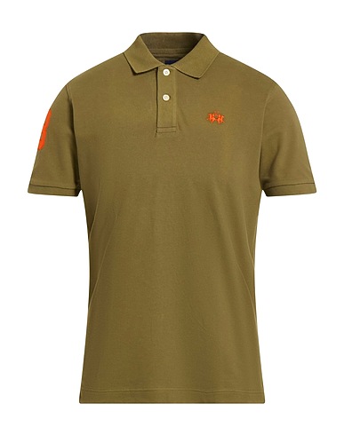 LA MARTINA Poloshirt Militärgrün 95% Baumwolle, 5% Elastan