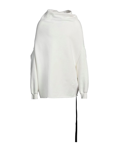 DRKSHDW by RICK OWENS Felpa Avorio 100% Cotone
