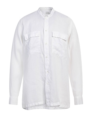 BAGUTTA Linen shirt White 100% Linen