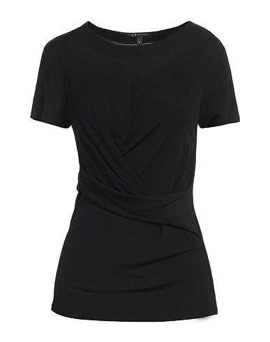 ARMANI EXCHANGE Basic T-shirt Black 100% Viscose