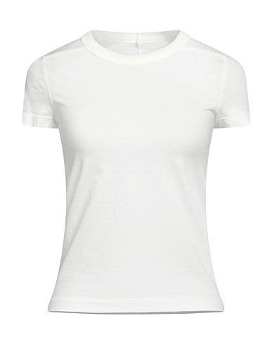 RICK OWENS Basic T-Shirt Off white 100% Cotton