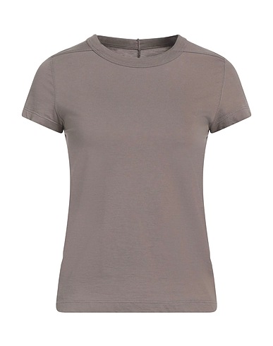 RICK OWENS Basic T-shirt Grey 100% Cotton