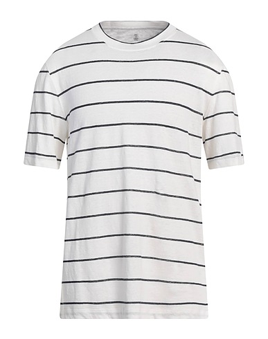BRUNELLO CUCINELLI T-shirt White 70% Linen, 30% Cotton