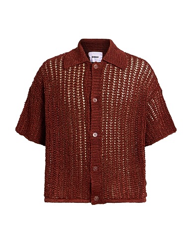 BONSAI Solid colour shirt Brown 100% Polyamide