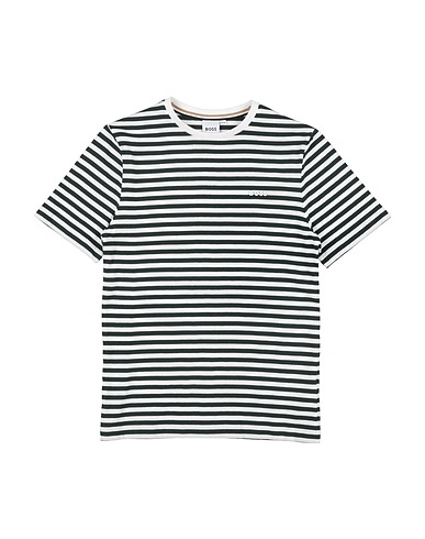 BOSS T-shirt Black 97% Cotton, 3% Elastane