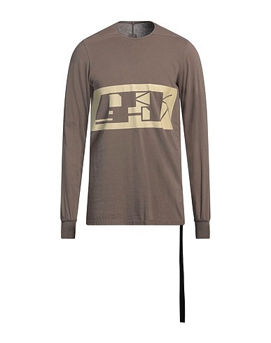 DRKSHDW by RICK OWENS T-shirt Khaki 100% Cotton