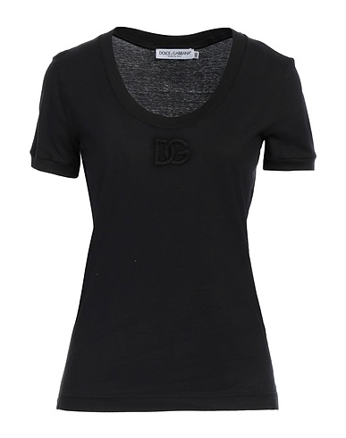 DOLCE&GABBANA Basic T-shirt Black 100% Cotton