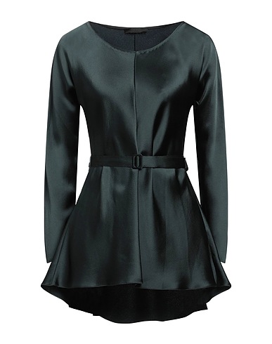 THE ROW Top Dark green 53% Acetate, 47% Viscose