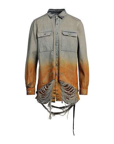 DRKSHDW by RICK OWENS Denim shirt Blue 100% Cotton