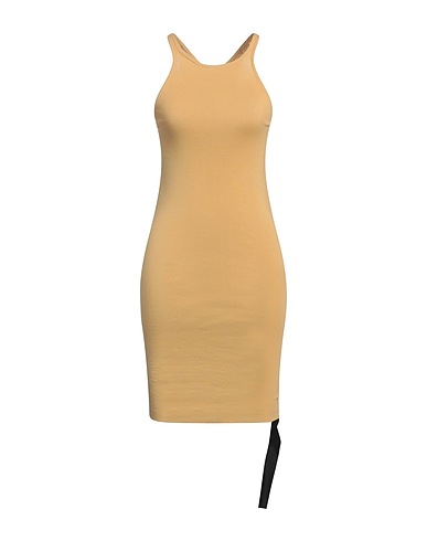 DRKSHDW by RICK OWENS Sheath dress Camel 100% Cotton