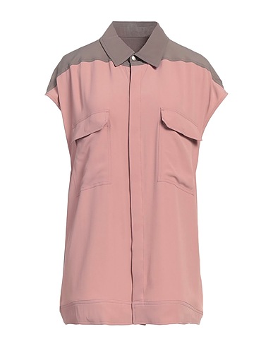RICK OWENS Camicie  e bluse fantasia Rosa antico 64% Acetato, 36% Seta