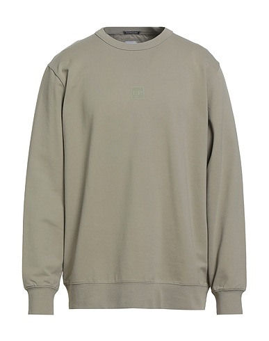 C.P. COMPANY Sweatshirt Sage green 95% Cotton, 5% Elastane
