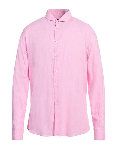 GMF 965 Camicia in lino Rosa 55% Lino, 45% Cotone
